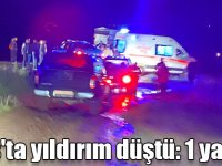 Kars'ta yıldırım düştü: 1 yaralı!