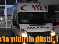 Kars'ta yıldırım düştü: 1 ölü!