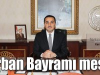 Kars Valisi Türker Öksüz'ün Kurban Bayramı mesajı