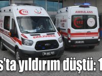Kars’ta yıldırım düştü: 1 ölü