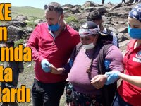 UMKE 2 bin rakımda hasta kurtardı