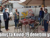 Sarıkamış’ta Kovid-19 denetimi yapıldı
