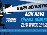 Kars’ta açık hava sinema etkinliği başlıyor