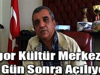 Digor Kültür Merkezi 40 Gün Sonra Açılıyor!