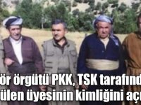 Terör örgütü PKK, TSK tarafından öldürülen üyesinin kimliğini açıkladı