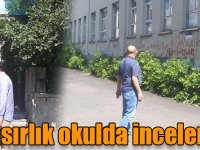 Müdür Aydın asırlık okulda incelemede bulundu