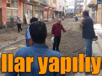 Selim’de doğal gaz çalışması biten yollar yapılıyor