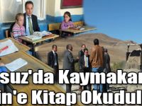 Susuz'da Kaymakam Evin'e Kitap Okudular!
