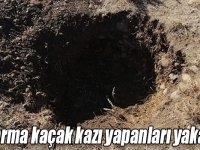 Jandarma kaçak kazı yapanları yakaladı!