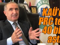 KAÜ’de PRC testi 40 bini aştı!