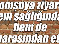 Kovid-19'lu komşuya ziyaret hem sağlığından hem de parasından etti