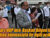 Kars HDP’den, Başkan Bilgen'in gözaltına alınmasıyla ile ilgili açıklama