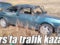 Kars’ta trafik kazası: 3 yaralı