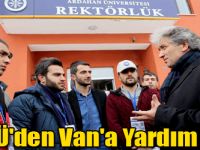 ARÜ'den Van'a Yardım Eli!