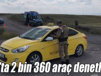 Kars’ta 2 bin 360 araç denetlendi