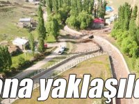 Ortakale Köyü taşkın koruma onarımı işinde sona yaklaşıldı
