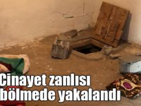 Cinayet zanlısı gizli bölmede yakalandı