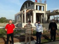 Dokap camii inşaatında sona gelindi