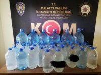 Malatya'da 269 litre sahte içki ele geçirildi