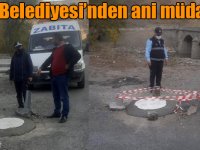 Kars Belediyesi’nden ani müdahale