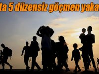 Kars'ta 5 düzensiz göçmen yakalandı