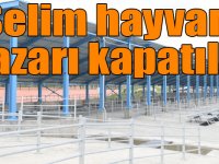 Selim hayvan pazarı kapatıldı