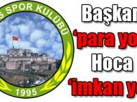 Başkan ‘para yok’, Hoca ‘imkan yok’