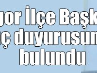 Digor İlçe Başkanı suç duyurusunda bulundu