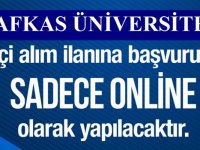 KAÜ 52 işçi alacak!