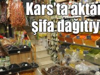 Kars’ta aktarlar hem koronavirüse hem de kışa karşı şifa dağıtıyor!