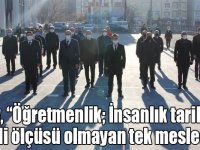 Acay, “Öğretmenlik; İnsanlık tarihinin maddi ölçüsü olmayan tek mesleğidir”
