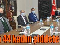 2020 yılında 44 kadın şiddete maruz kaldı!