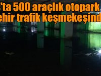 Kars'ta 500 araçlık otopark boş, şehir trafik keşmekeşinde!