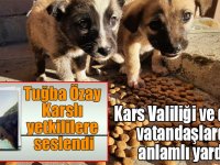 Kars Valiliği ve duyarlı vatandaşlardan anlamlı yardım!