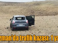 Kağızman'da trafik kazası: 1 yaralı!