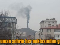 Kara duman şehrin her noktasından gözüktü