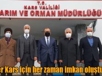 Vekiller Kars için her zaman imkan oluşturacak!