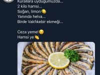 Konya Emniyetinden "ceza yeme etli ekmek ye" mesajı