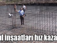 Okul inşaatları hız kazandı