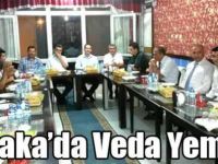 Akyaka’da Veda Yemeği