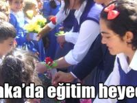 Akyaka’da eğitim heyecanı