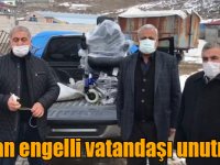 Arslan engelli vatandaşı unutmadı