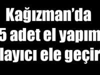 15 adet el yapımı patlayıcı ele geçirildi
