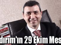 Yıldırım'ın 29 Ekim Mesajı