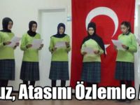 Susuz, Atasını Özlemle Andı