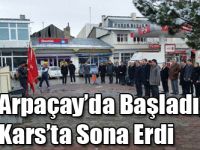 Arpaçay´da Başlayan 24 Kasım Coşkusu Kars´ta Sona Erdi