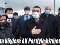 Kars’ta köylere AK Partiyle hizmet geldi
