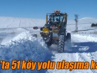 Kars'ta 51 köy yolu ulaşıma kapalı