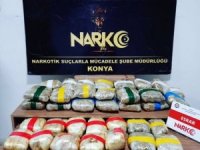 Konya’da 29 kilo 580 gram esrar ele geçirildi
