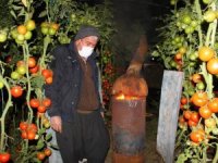Meteoroloji uyardı, üreticiler zirai don nöbeti tuttu